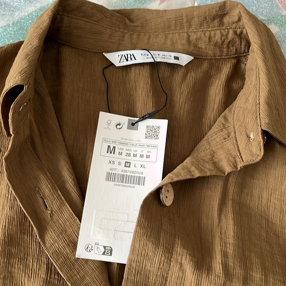 Brand new Zara Romper, size M, mustard colour - Picture 2 of 2